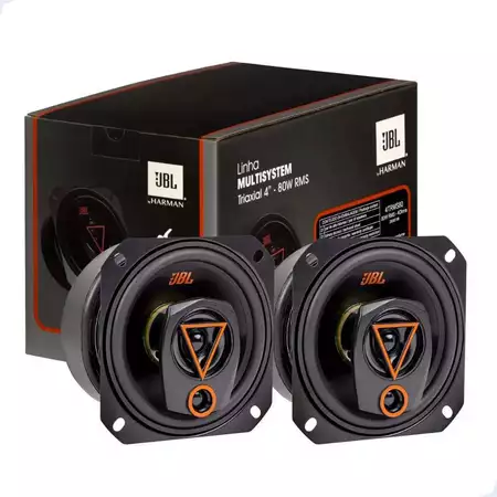 Par Alto Falantes 4 Pol Triaxial JBL Multisystem 4trms80 80W Rms 4 Ohms